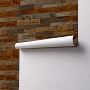Cherry Dark Reclaimed Wood Removable Wallpaper-wallpaper-Eazywallz