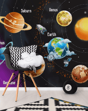 Children's Galaxy Wall Mural-Kids' Stuff-Eazywallz