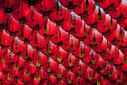 Chinese Paper Lanterns Mural-Abstract,Buildings & Landmarks,Zen-Eazywallz
