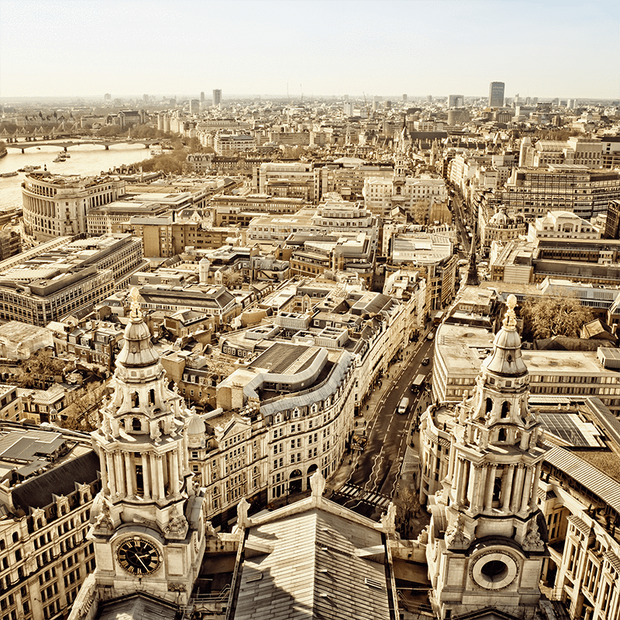 City of London view from St. Paul`s Cathedral Wall Mural-Cityscapes-Eazywallz