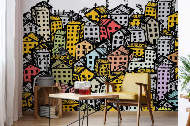 City and Colour Wallpaper Mural