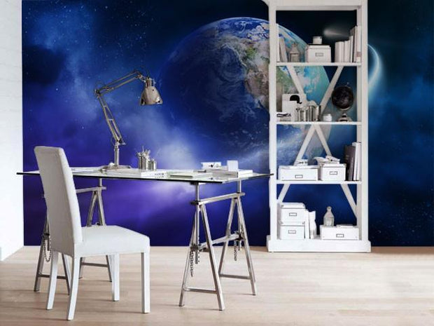 Comet Path Wall Mural-Space-Eazywallz