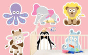 Cute animal characters Wall Mural-Kids' Stuff-Eazywallz