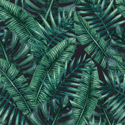 green jungle leaf wallpaper 