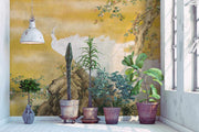 Wall Mural Design Fuji Flutter, Jungle and Animals | artwallzparis.com