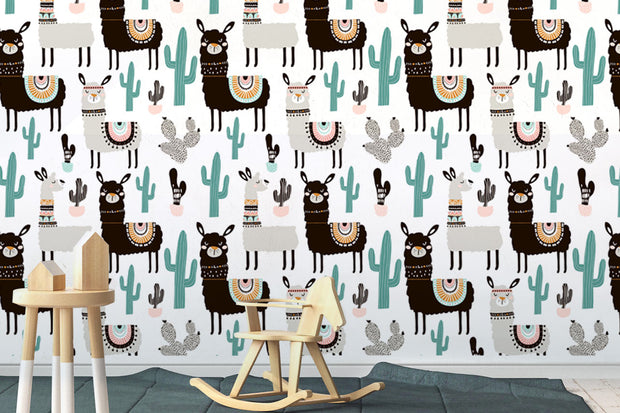 Desert Llama Wallpaper