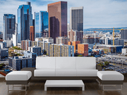 Downtown Los Angeles Cityscape Wall Mural-Cityscapes-Eazywallz