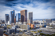 Downtown Los Angeles Cityscape Wall Mural-Cityscapes-Eazywallz