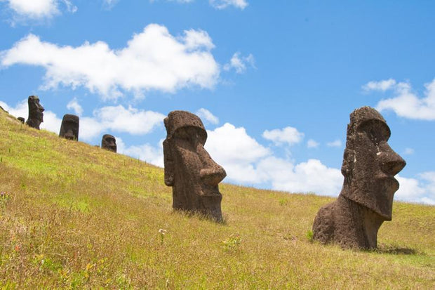 Easter Island, Chile Wall Mural-Buildings & Landmarks-Eazywallz