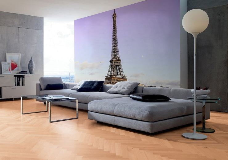 Eiffel Tower at Sunrise Wall Mural-Buildings & Landmarks-Eazywallz