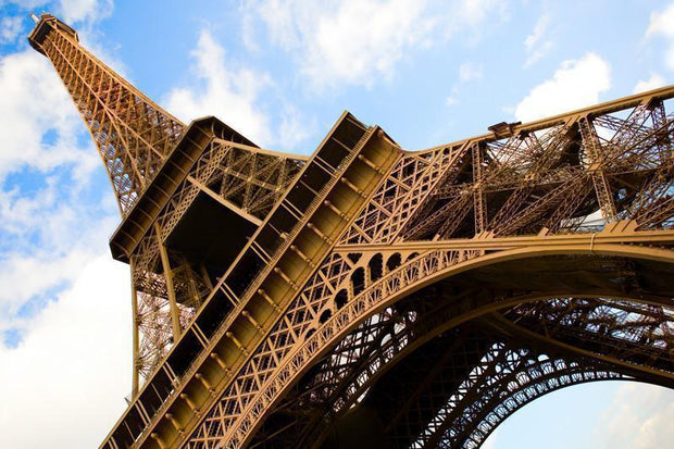 Eiffel Tower over the blue sky, France Wall Mural-Buildings & Landmarks-Eazywallz