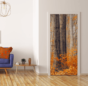Fall Trees Door Mural-Landscapes & Nature-Eazywallz