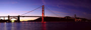 Glowing Golden Gate Bridge Wall Mural-Buildings & Landmarks,Panoramic-Eazywallz