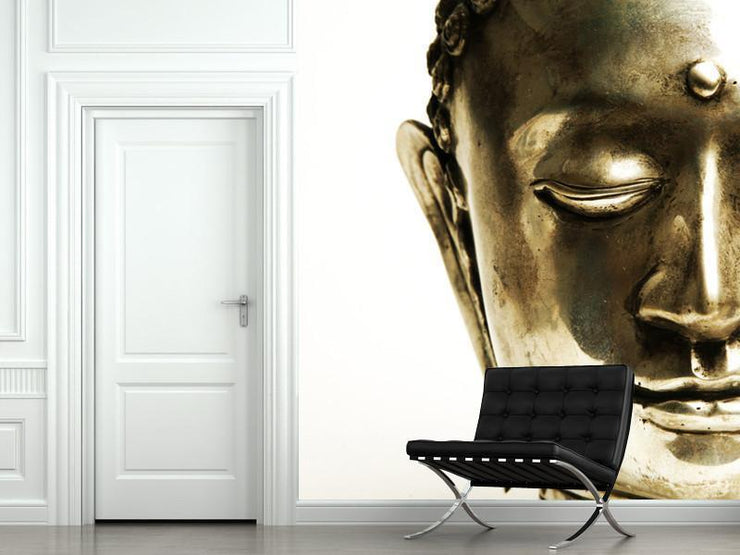 Golden Buddha Wall Mural-Zen-Eazywallz