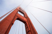 Golden Gate Bridge Detailed Wall Mural-Buildings & Landmarks-Eazywallz