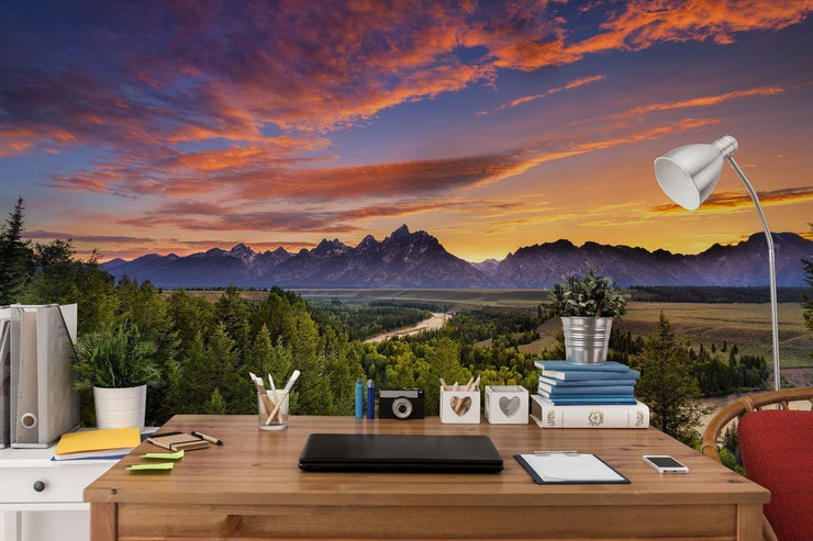 Grand Teton Wall Mural-Landscapes & Nature-Eazywallz