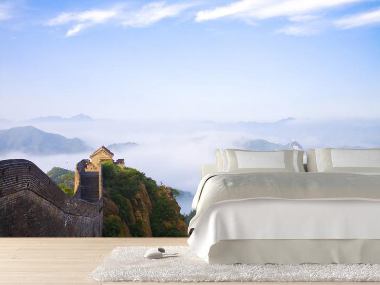 Great wall at dawn, China Wall Mural-Buildings & Landmarks-Eazywallz