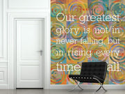 Greatest Glory Wall Mural-Vintage,Zen,Words,Featured Category of the Month-Eazywallz