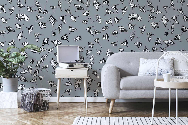 "grey pinwheels" Wall Mural