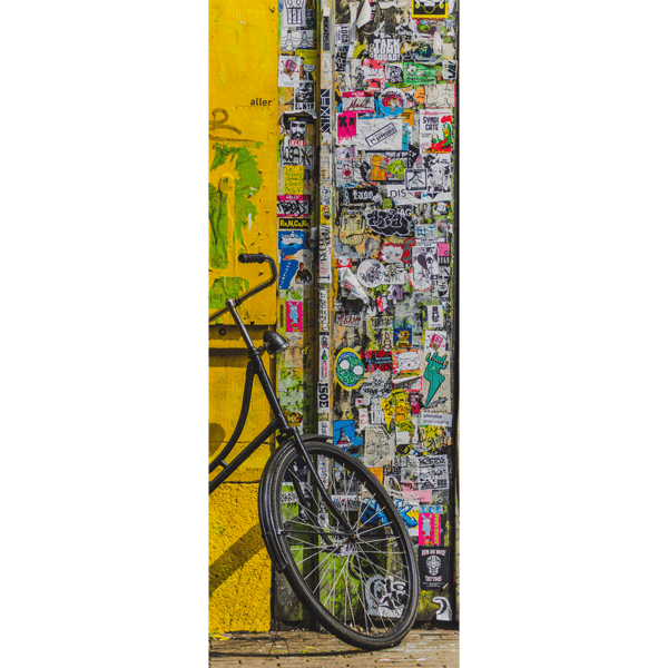 Grunge Graffiti Corner Door Mural-graffiti-Eazywallz