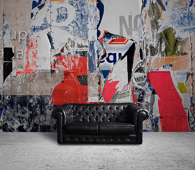Grunge Poster Wall Mural-Urban,Textures,Modern Graphics-Eazywallz