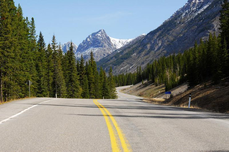 Highway to the Rocky mountains Wall Mural-Landscapes & Nature-Eazywallz