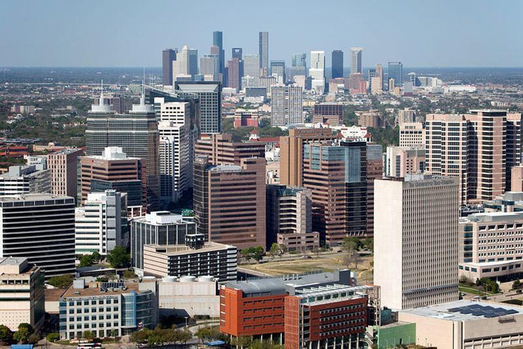 Houston, Texas Skyline Wall Mural-Cityscapes-Eazywallz