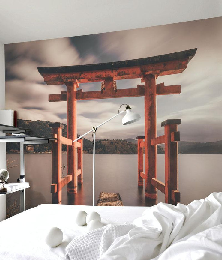 Japanese Gate Wall Mural-Arts-Eazywallz