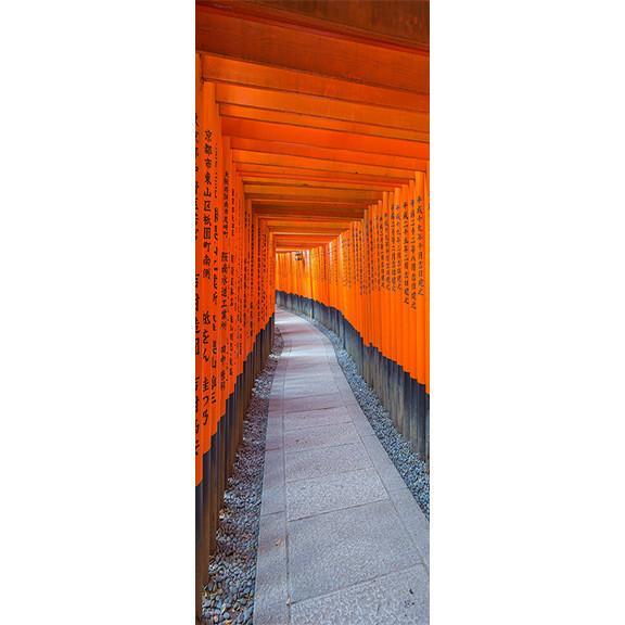 Japanese Torii Gate Door Mural-Landscapes & Nature-Eazywallz