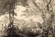 Vintage Jungle Wallpaper Mural 2