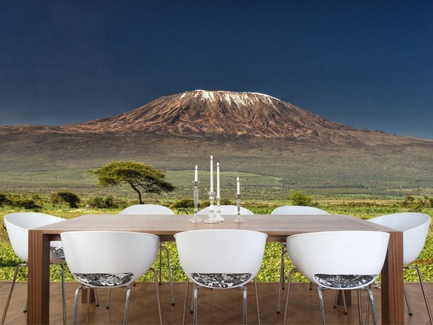 Kilimanjaro, Kenya Wall Mural-Buildings & Landmarks,Landscapes & Nature-Eazywallz