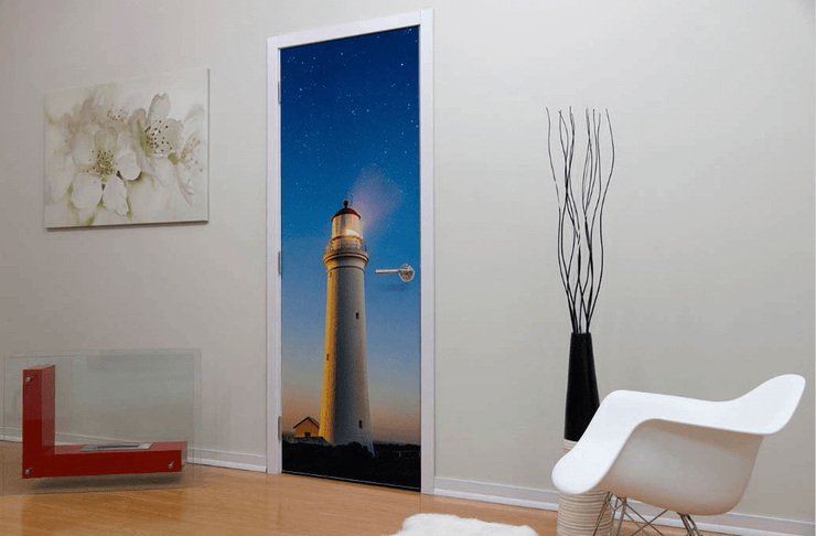 Lighthouse Door Mural-Buildings & Landmarks-Eazywallz