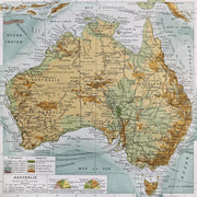 Map of Australia Wall Mural-Maps-Eazywallz