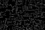 Math formulas in white Wall Mural-Patterns-Eazywallz