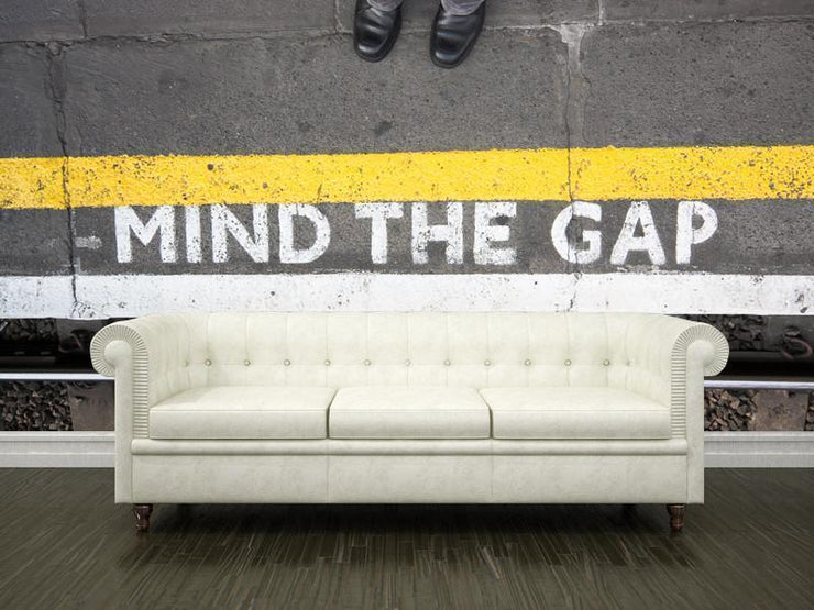 Mind the gap Wall Mural-Transportation,Urban-Eazywallz