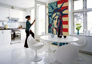 Miss Liberty Wall Mural-Buildings & Landmarks,Vintage,Modern Graphics,Words,Featured Category-Eazywallz