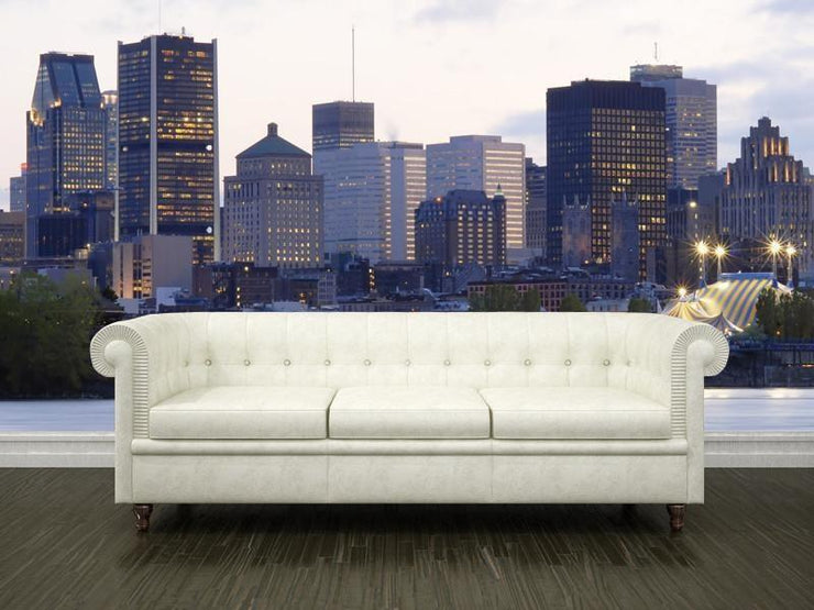 Montreal skyline Wall Mural-Cityscapes-Eazywallz