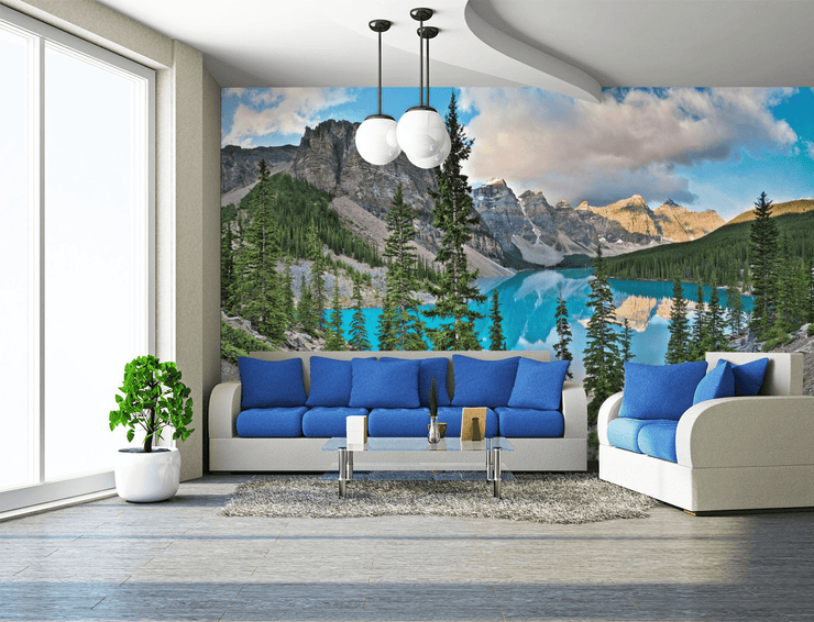 Moraine Lake Wall Mural-Landscapes & Nature-Eazywallz