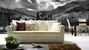 Mountain Range in New Zealand Wall Mural-Black & White,Landscapes & Nature,Panoramic-Eazywallz