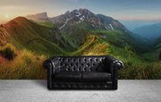 Mountain sunrise panorama in Dolomites Passo Giau Wall Mural-Landscapes & Nature,Panoramic-Eazywallz