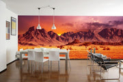 Mountains in African Desert Wall Mural-Landscapes & Nature,Panoramic-Eazywallz