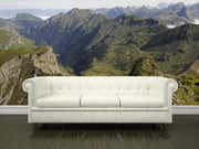 Mountains in Switzerland Wall Mural-Landscapes & Nature-Eazywallz