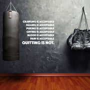 'Never Quit' Boxing Wall Mural-Sports-Eazywallz
