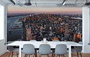 New York Skyline at Dawn Wall Mural-Cityscapes,Featured Category-Eazywallz