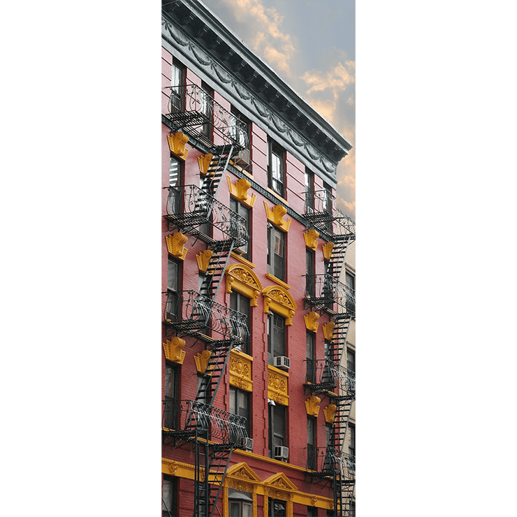 NYC Apartment Building Door Mural-Urban-Eazywallz