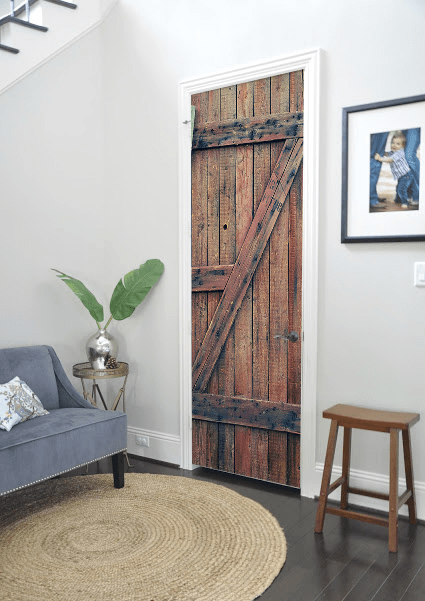 Old Wooden Door Mural-Textures-Eazywallz