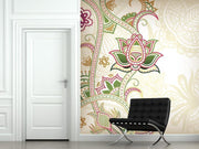 Oriental Floral Design Wall Mural-Modern Graphics,Featured Category of the Month-Eazywallz