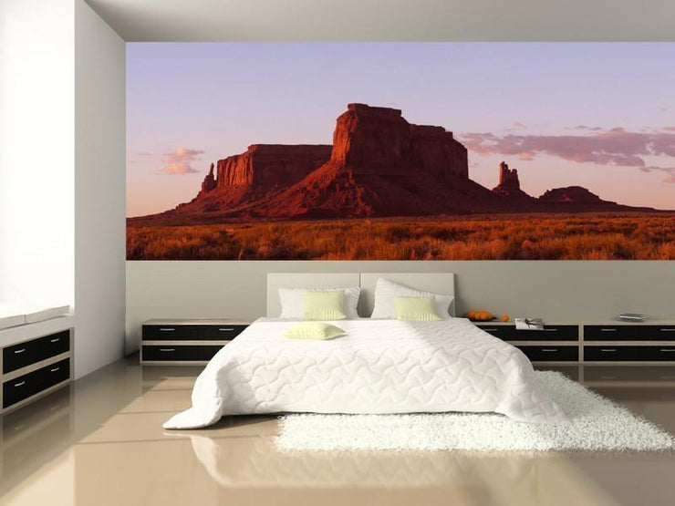 Panorama of Monument Valley Wall Mural-Buildings & Landmarks,Landscapes & Nature,Panoramic-Eazywallz