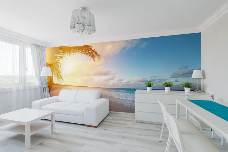 Panoramic Sunrise in Bali Wall Mural-Tropical & Beach-Eazywallz