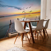 Pier into the Clouds Wall Mural-Landscapes & Nature-Eazywallz